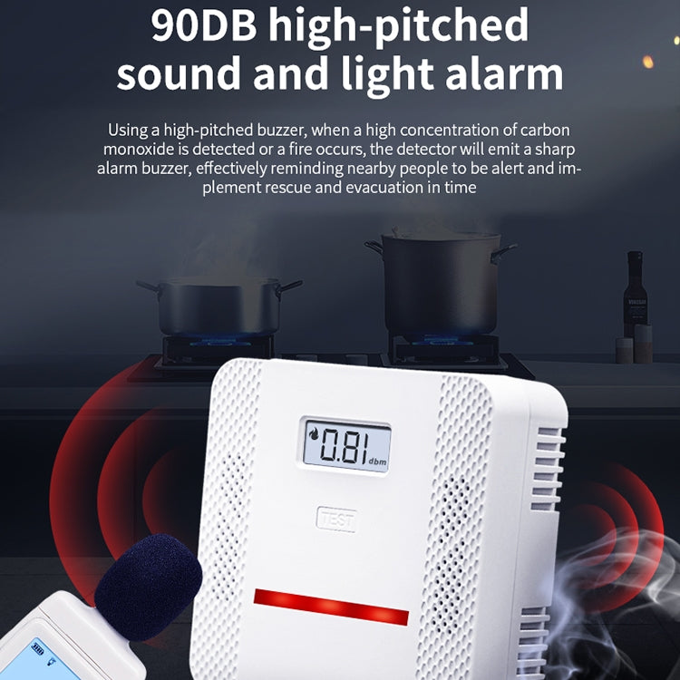 XY-S510COM 2 in 1 Carbon Monoxide Smoke Composite Alarm Detector without Battery XY-S510COM 2 in 1 Carbon Monoxide Smoke Composite Alarm Detector without Battery